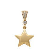 14K Yellow Gold Star Pendant