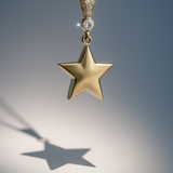 14K Yellow Gold Star Pendant