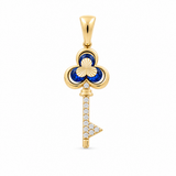 14K Yellow Gold Key Pendant