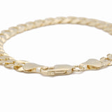 14K Yellow Gold Curb Bracelet