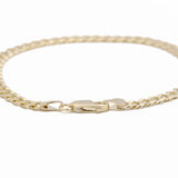 14K Yellow Gold Curb Women's Bracelet