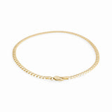 14K Yellow Gold Anklet Curb Bracelet