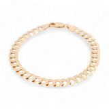 14K Yellow Gold Curb Bracelet