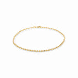 14K Yellow Gold Ankle Bracelet
