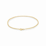 14K Yellow Gold Ankle Bracelet