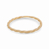 14K  Yellow Gold Elastic Bangle Women's Bracelet