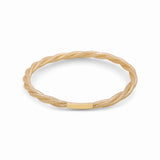 14K  Yellow Gold Elastic Bangle Women's Bracelet