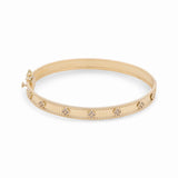 14K  Yellow Gold Bangle Women's Bracelet