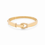14K  Yellow Gold Bangle Women's Bracelet