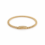14K Yellow Gold Monaco Anklet Bracelet