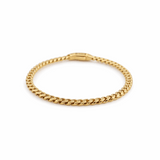 14K Yellow Gold Monaco Anklet Bracelet