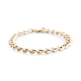 14K Yellow Gold Fancy Link Women's Bracelet