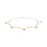 14K Yellow Gold Ankle Bracelet