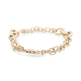 14K Yellow Gold Fancy Link Women's Bracelet