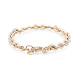 14K Yellow Gold Fancy Link Women's Bracelet