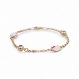 14K Yellow Gold Cat Bracelet Kid