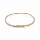 14K Yellow Gold  Tennis with Cz Women's Bracelet