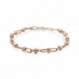 14K Yellow Gold  Fancy Link Women's Women's Bracelet