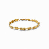 10K  Yellow Gold  Fancy Link Women's Bracelet
