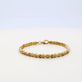 10K  Yellow Gold Fancy Link Women's Bracelet