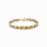 10K  Yellow Gold Fancy Link Women's Bracelet