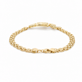 10K Yellow Gold Caridad del Cobre Bracelet Women's
