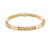 14K Yellow Gold Fancy Link Bracelet