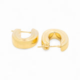 14K Yellow Gold  Huggie Earrings