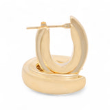 14K Yellow Gold  Huggie Earrings