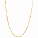 14K Yellow Gold Round Box Chain 24"
