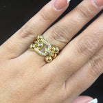 Women's Yellow Gold 14k Fashion Ring Miral Jewelry