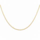 14K Yellow Gold Curb Chain 16"