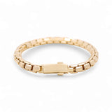 14K Yellow Gold Box Bracelet