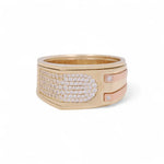 14K Yellow Gold Men's  Fashion Ring Miral Jewelry