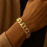 14K Yellow Gold Italian Link Bracelet