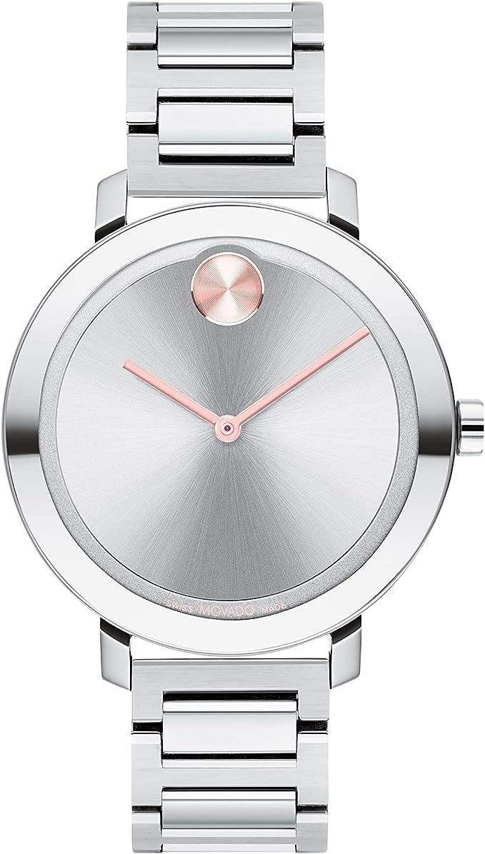 MOVADO Bold Evolution Women's Stainless Steel Case and Bracelet Color: Silver