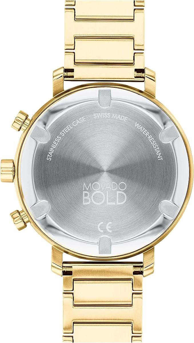 MOVADO Bold Evolution Gold Ion-Plated Stainless Steel Case and Link Bracelet