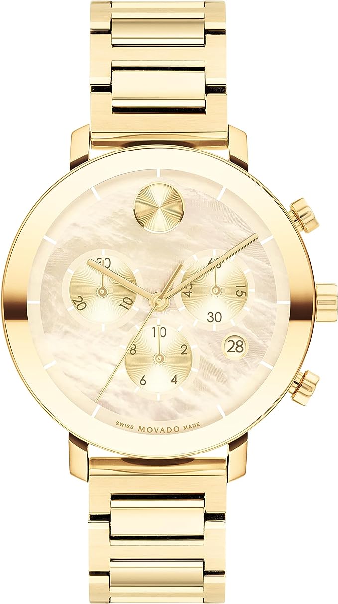 MOVADO Bold Evolution Gold Ion-Plated Stainless Steel Case and Link Bracelet