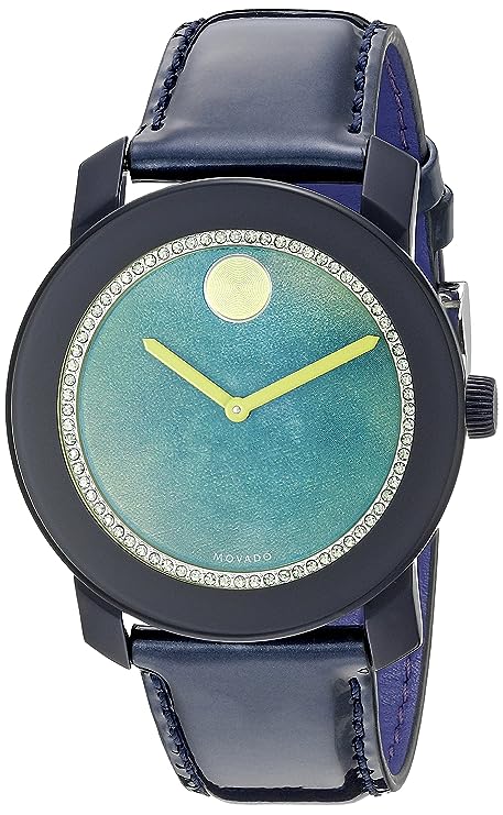 MOVADO Women's 3600267 Swiss Quartz Blue Dial Watch
