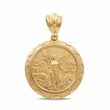 10K Yellow Gold Centenario Men's Pendant