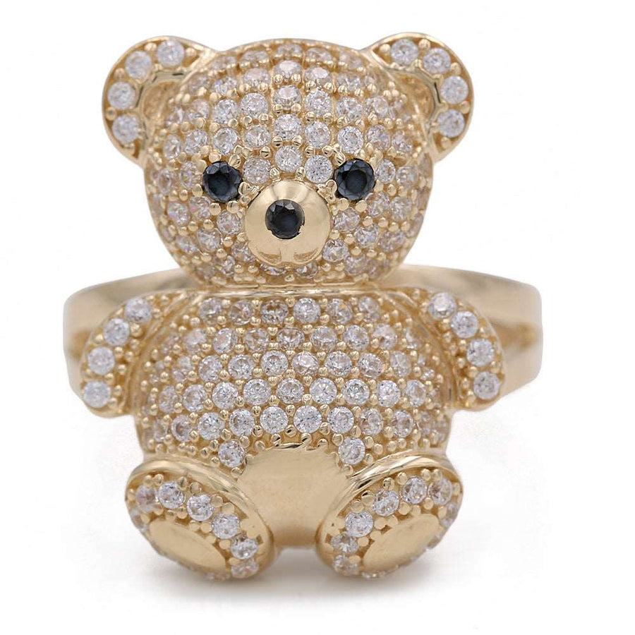 Yellow Gold 14K Bear Fashion Ring