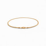 10K  Yellow Gold Cuban Link Anklet Bracelet