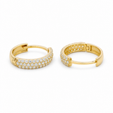 10K Yellow Gold Small Hoop Earrings