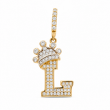 14K Yellow Gold Inicial L Pendant