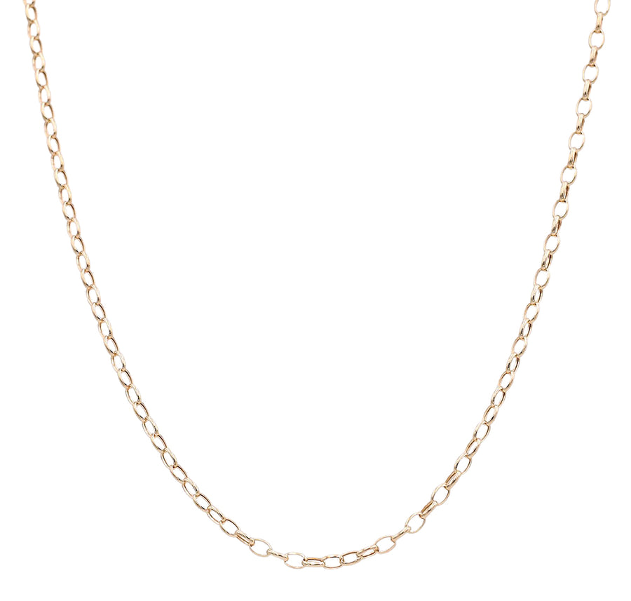 14k Yellow Gold Open Link Chain