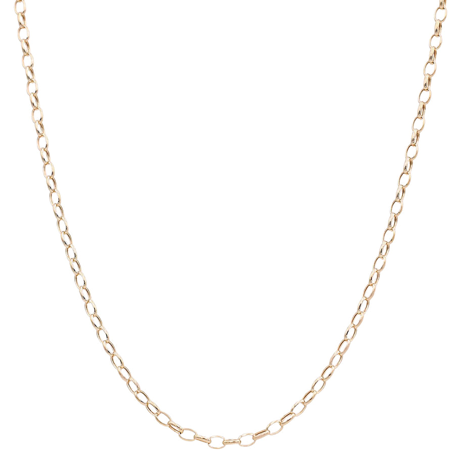 14k Yellow Gold Open Link Chain