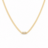 14K  Yellow Gold  Monaco Chain 16"