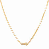 14K Yellow Gold Monaco Women's Chain 18"