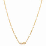 10K  Yellow Gold  Monaco Chain 20"