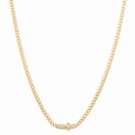 14K Men's Yellow Gold 14K  Monaco Chain 24" Miral Jewelry